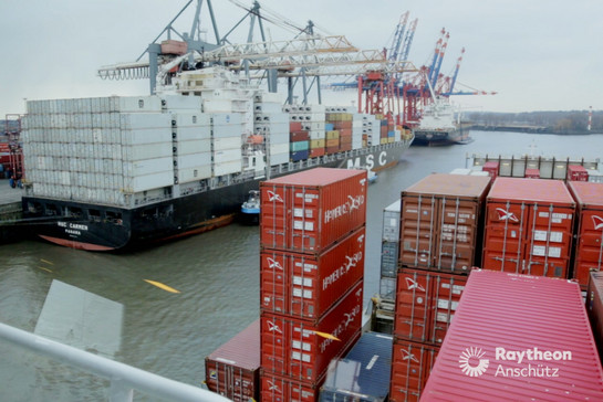 Der Containerhafen in Hamburg